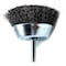 Superior Steel 3" Wire Cup Brush 1/4" Shank - Fine Crimped Wire 4500 RPM S1844 - alternate 3